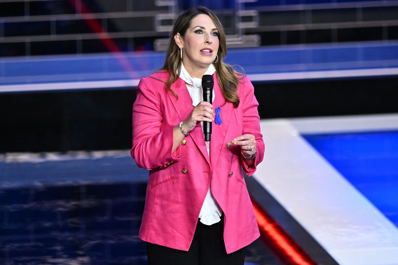 Republican National Committee Chair Ronna McDaniel speaks in Miami, Florida, on November 8. 