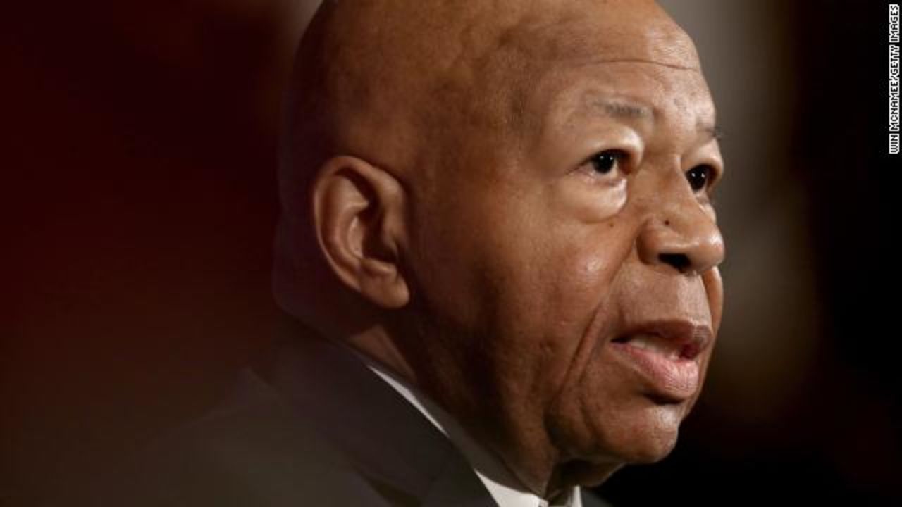 House Oversight and Reform Chairman Rep. Elijah Cummings speaks at the National Press Club on August 7 in Washington, DC.