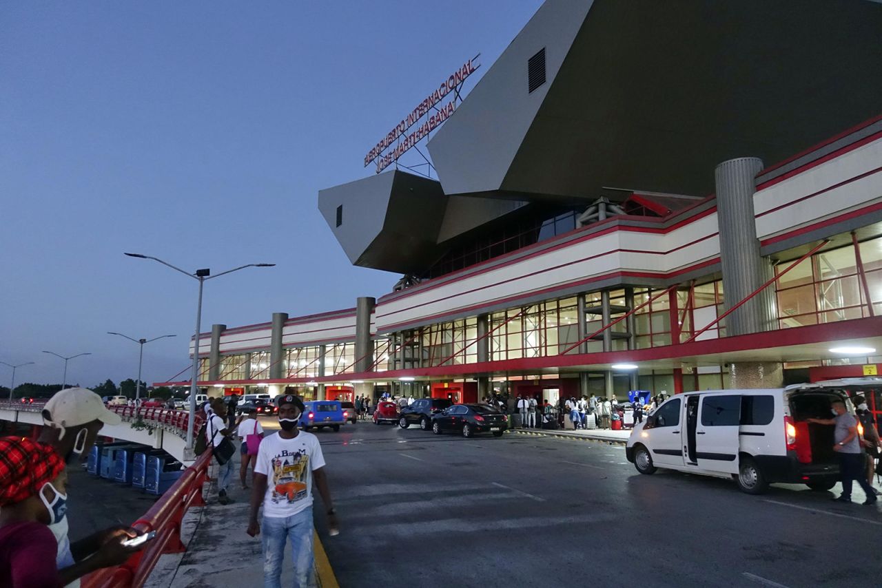The international terminal of Havanas airport Jose Marti is seen with passengers of two flights, one to Paris and one to Ghana, waiting to be able to board, on July 31, in Havana, Cuba. 