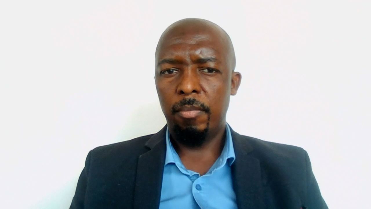 Dr. Mvuyisi Mzukwa, vice chair of the South African Medical Association, on December 1.