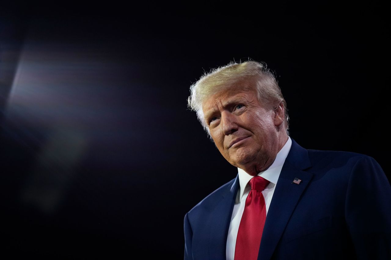 Republican presidential candidate former President Donald Trump speaks at the Faith and Freedom Road to Majority conference at the Washington Hilton on June 24, in Washington, DC. 