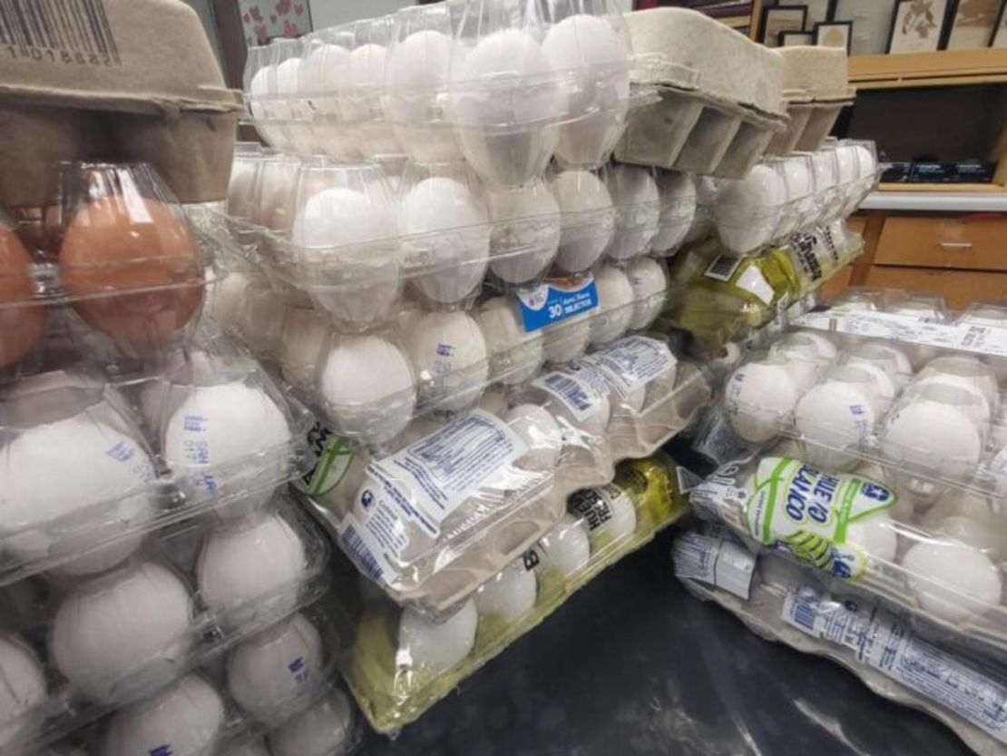 Eggs confiscated by CBP agriculture specialists.