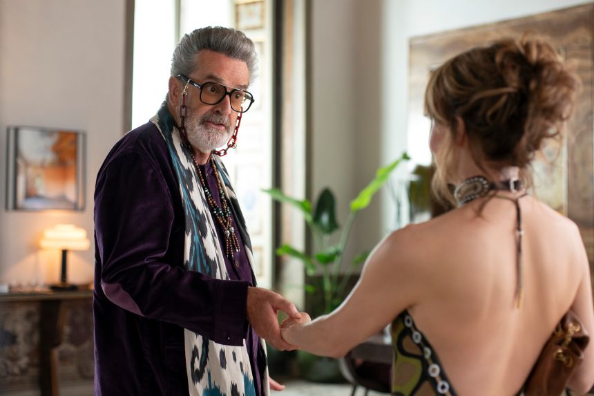 Rupert Everett as Giorgio Barbieri in episode 410 of "Emily in Paris."