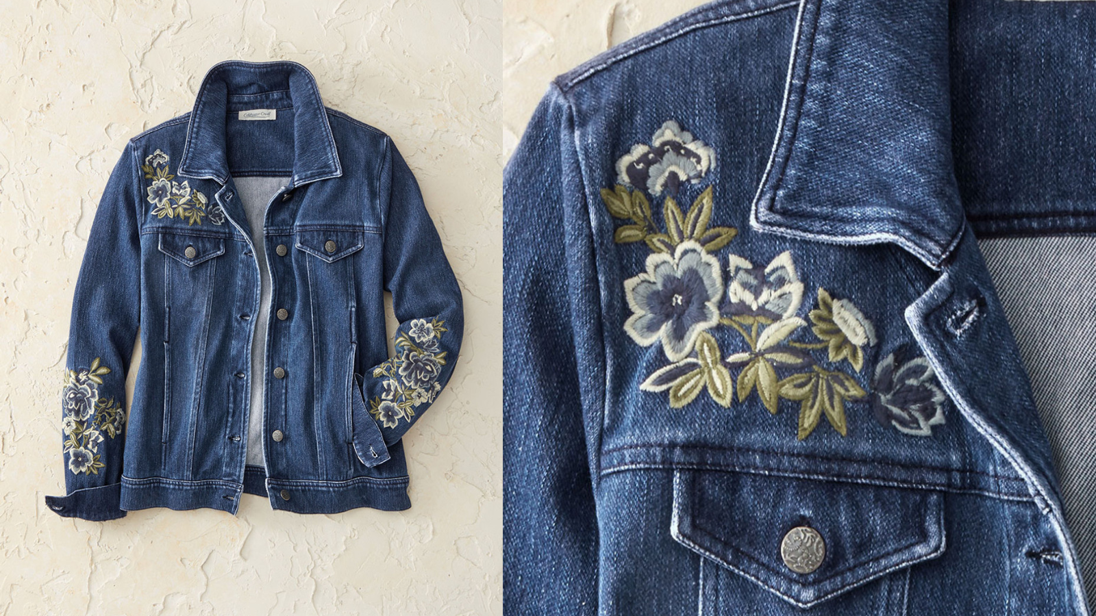 Coldwater Creek 花柄刺繍ジャケット Coldwater Creek's outerwear fuses function with fashion | CNN