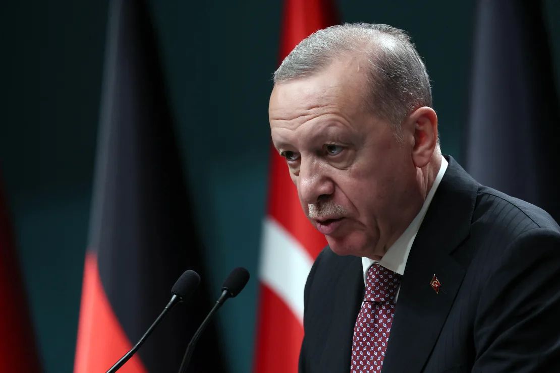 El presidente de Turquía, Recep Tayyip Erdogan, en Ankara, el 24 de abril de 2024.