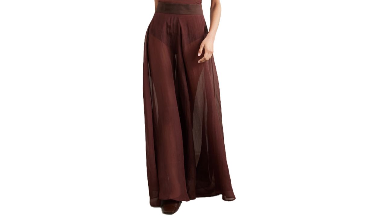 Esse Studios Aire Silk-Organza Maxi Skirt