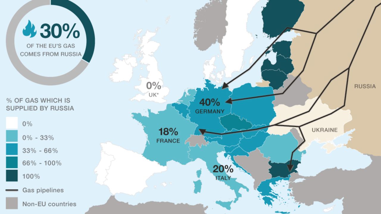 Map Why the EU and U.S. are out of step on Russia sanctions CNN Business