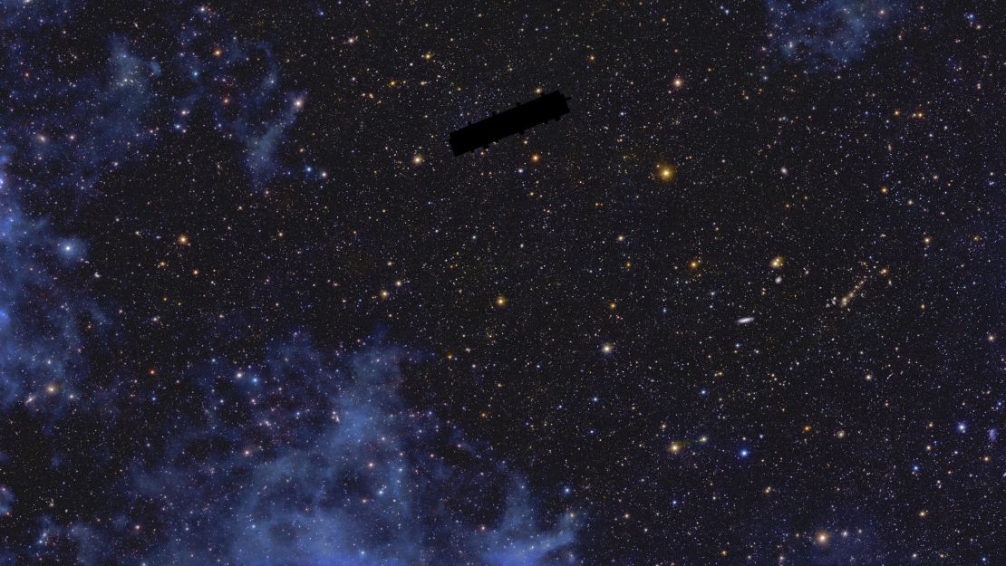 Los astrónomos nombraron las nubes de gas y polvo capturadas dentro del mosaico. 