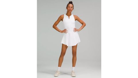 Everlux Sleeveless Quilted Mini Tennis Dress