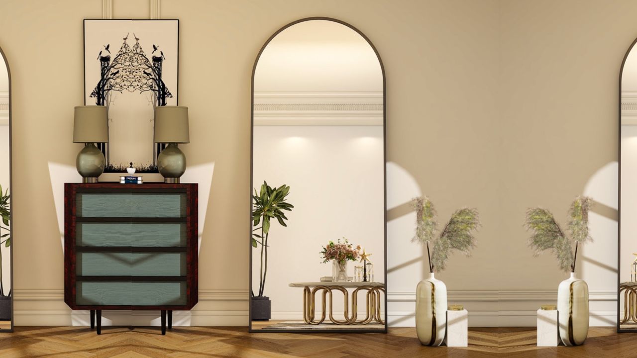 Everly Quinn Metal Arch Mirror .jpg