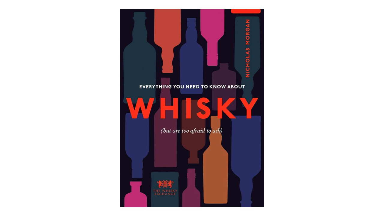 The cover of the book "Everything You Need to Know About Whisky (But Are Too Afraid to Ask)" on a white background.