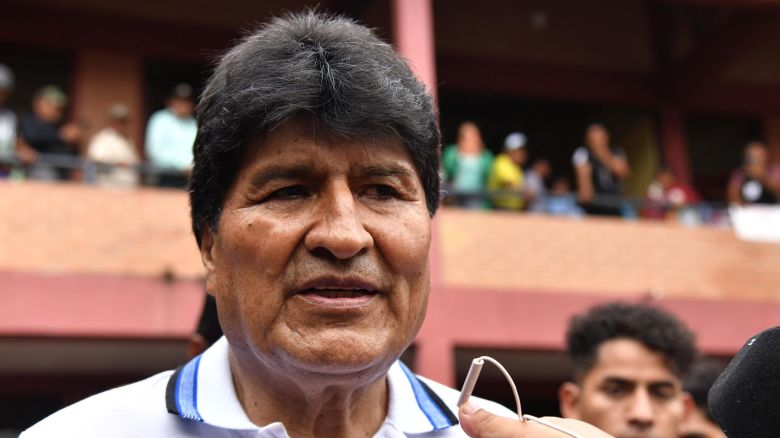 El expresidente de Bolivia Evo Morales.