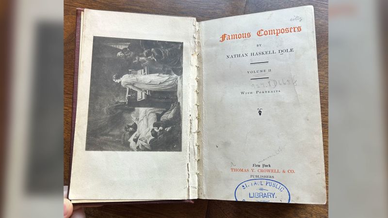 This library book was 100 years overdue. It just got returned to