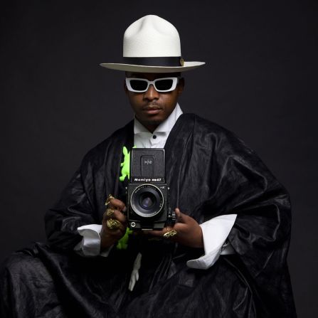Trevor Stuurman, pictured here in a self-portrait, is a visual artist, photographer and fashion icon from South Africa. His work has earned him global recognition over the years, leading to collaborations with everyone from Beyoncé to Barack Obama.