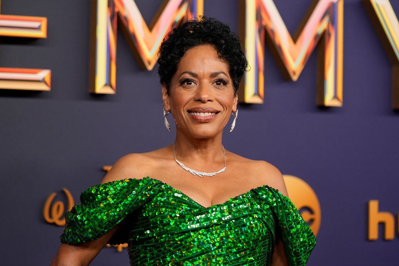 Liza Colón-Zayas arrives at the 76th Emmy Awards on Sunday, September 15 in Los Angeles. 