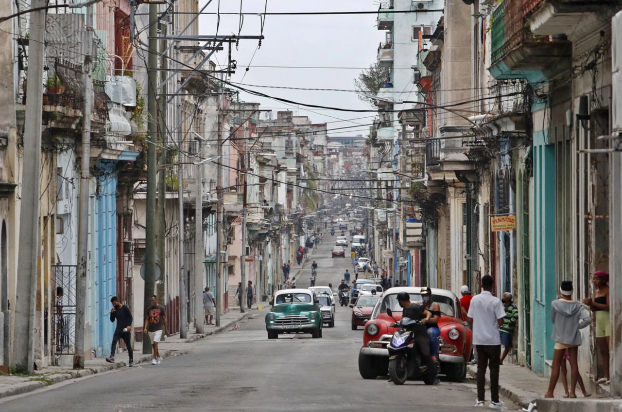 A view of a street in Havana, Cuba, on January 11.