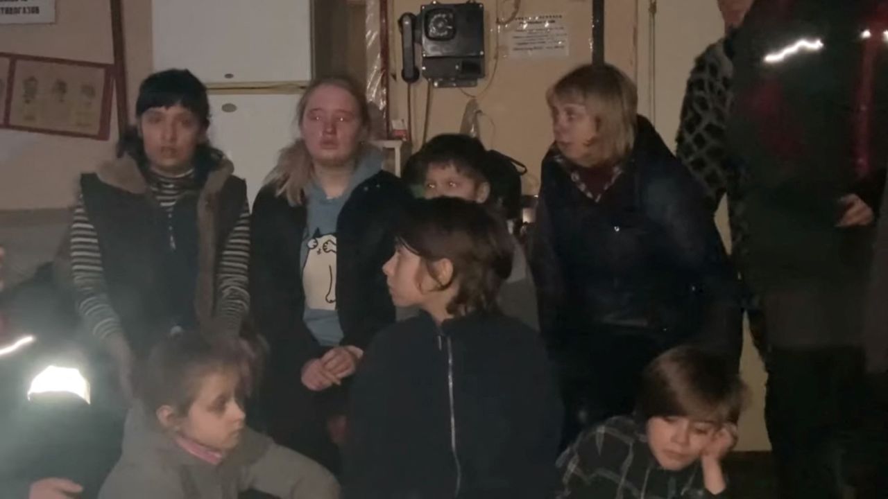 Civilians sheltering at the?Azovstal?steel plant in Mariupol, Ukraine, on April 24.