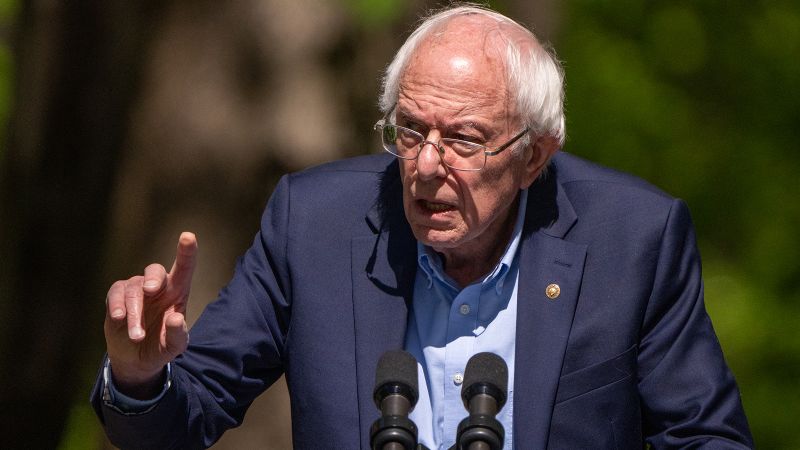 Sanders voices support for pro-Palestinian protests as he condemns ‘all forms of bigotry’