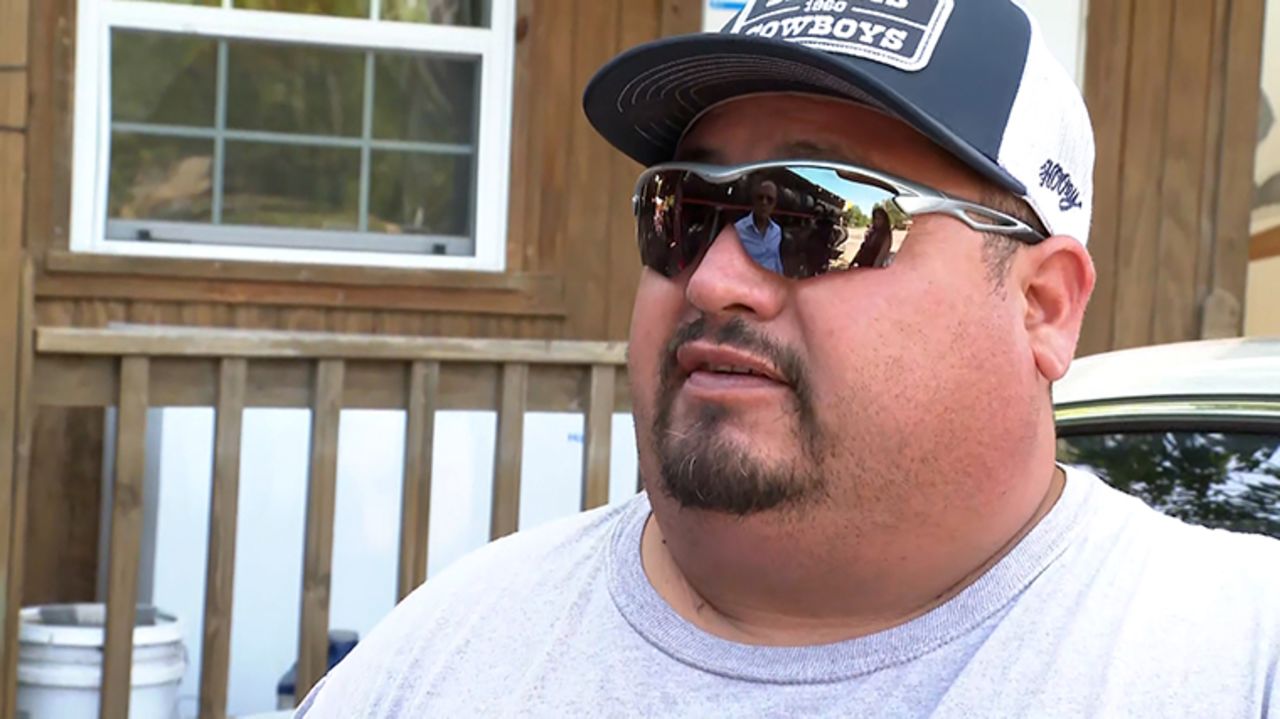 Victor Luna, a parent of a student at Robb Elementary School