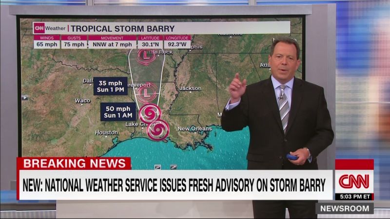 Live Updates: Barry Makes Landfall In Louisiana | CNN