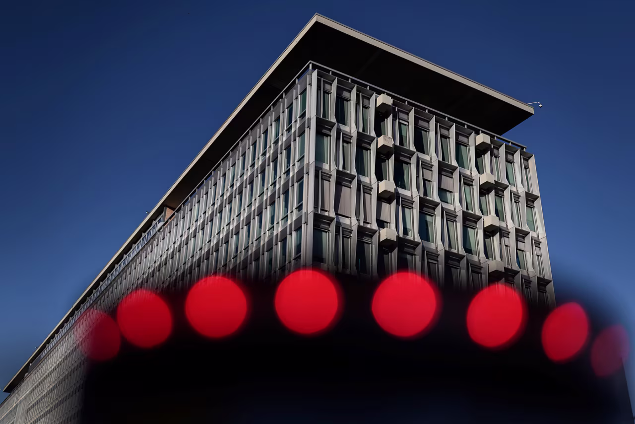 The headquarters of the World Health Organization (WHO) is seen in Geneva on Friday, May 29.