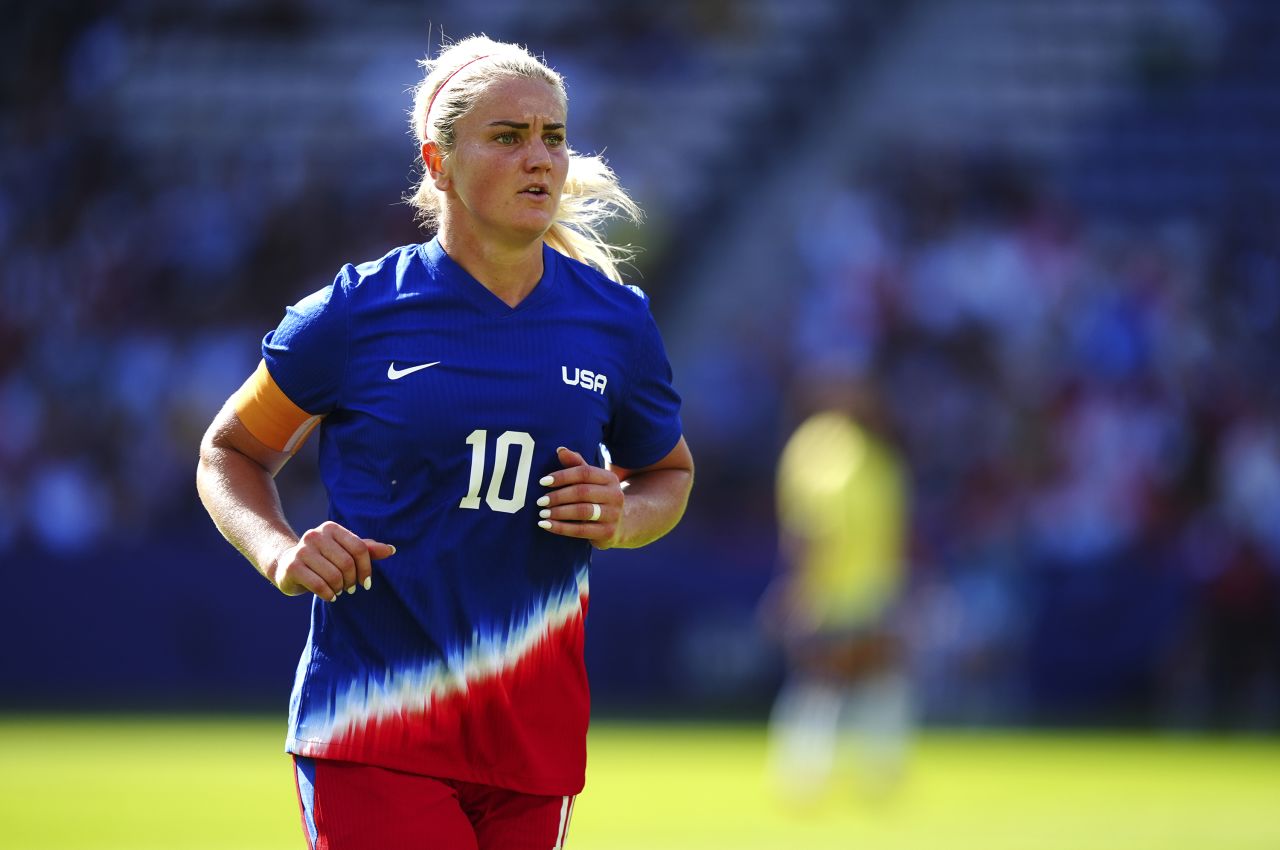 US soccer player Lindsey Horan is pictured during the final match against Brazil on August 10.