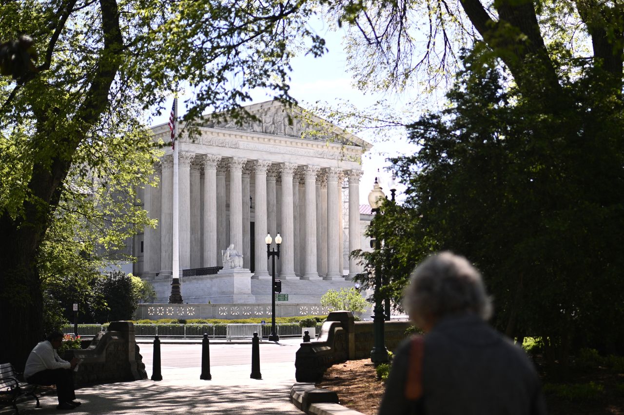 The US Supreme Court on April 23, 2024, in Washington, DC.