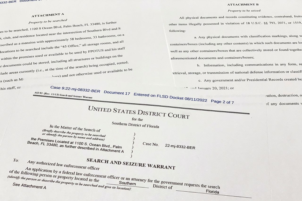 Live updates Trump and the FBI search warrant documents CNN