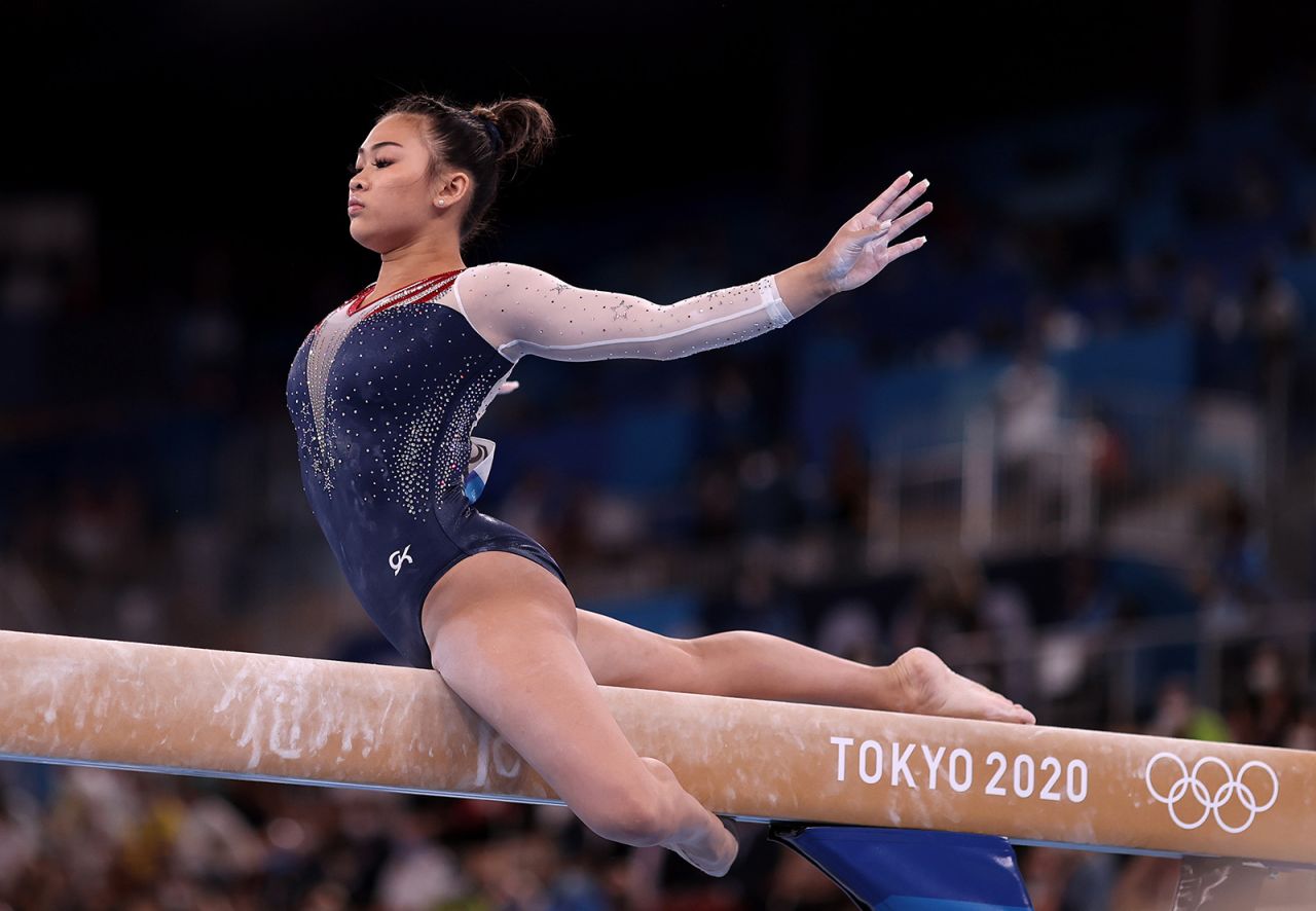 Team USA's Sunisa Lee competes on balance beam during the Women's All-Around Final on July 29.