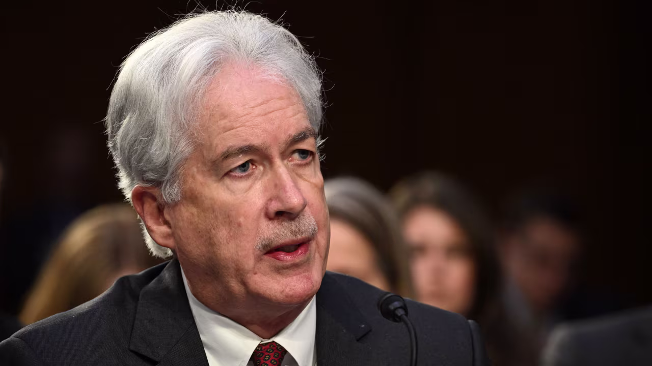 CIA Director Bill Burns testifies during a Senate Intelligence Committee hearing in March.