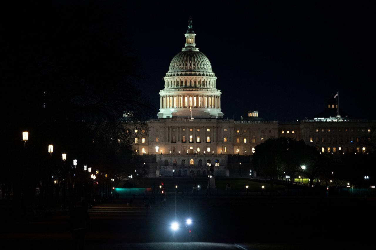 The US Capitol in Washington, DC, on March 3.