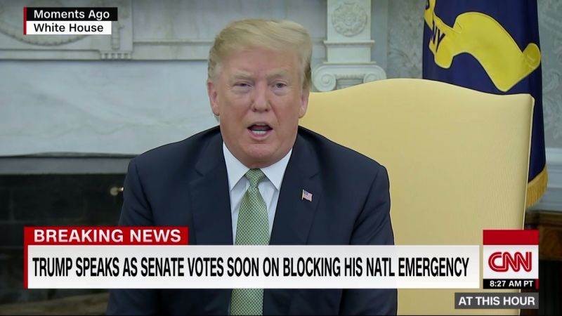 Live Updates: Senate Votes To Block Trump's National Emergency | CNN ...