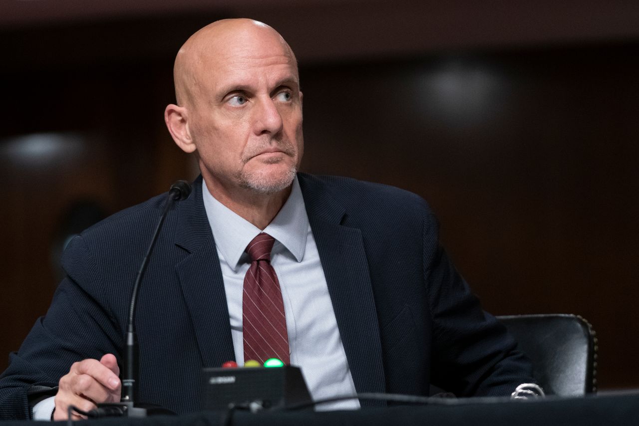 Stephen Hahn testifies at a hearing of the Senate Health, Education, Labor and Pensions Committee on September 23, in Washington D.C.