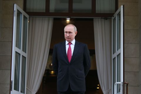 Vladimir Putin in Sochi on September 29, 2021.