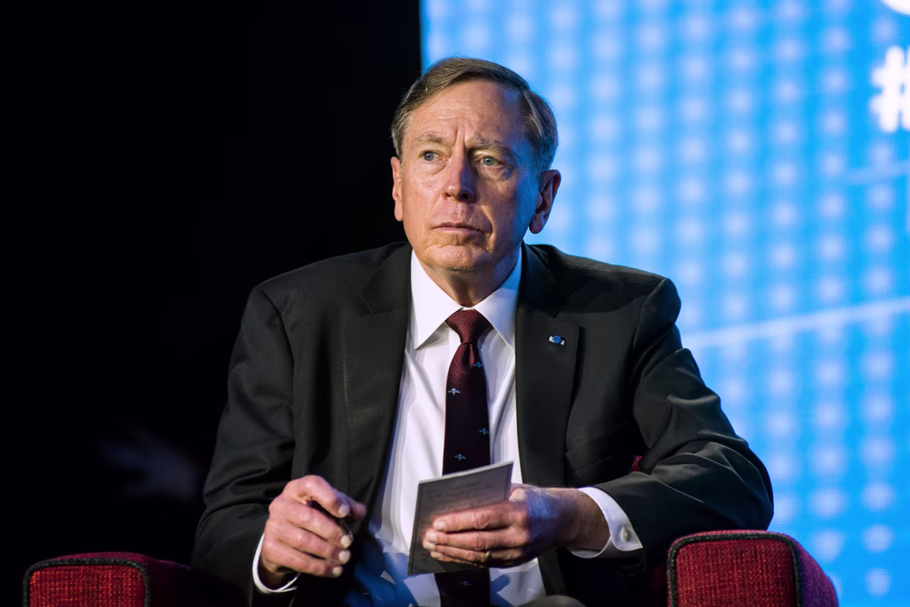 Gen. David Petraeus attends the Warsaw Security Forum in 2022. 