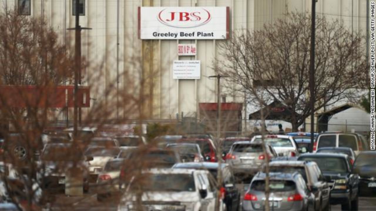 JBS Greeley Beef Plant in Greeley, Colorado, on Friday, April 10.