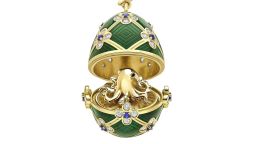 The man allegedly swallowed a Fabergé James Bond Octopussy Egg locket.