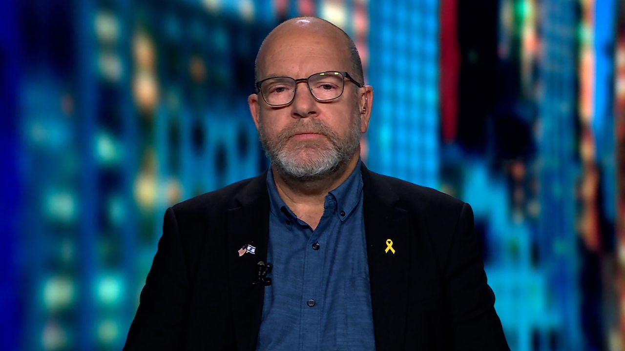 Jonathan Dekel-Chen, father of Israeli-American hostage Sagui Dekel-Chen, appears on CNN on Thursday, July 25.