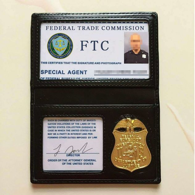 <em>Editor's note: Portions of this image have been obscured. </em>One scammer sent a victim in Kansas a photo of a Federal Trade Commission “special agent” ID card.