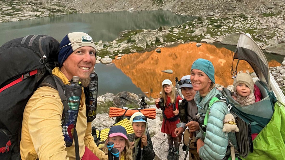 The parents hiking America's longest trails with five kids