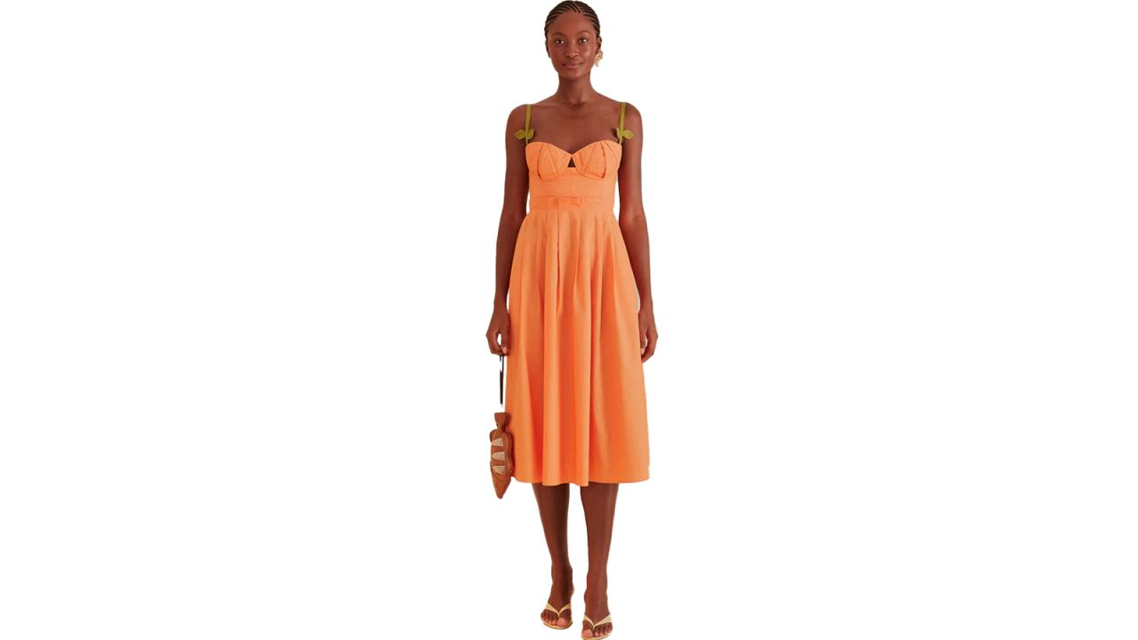 Farm Rio Bicolor Sleeveless Organic Cotton Midi Dress .jpg