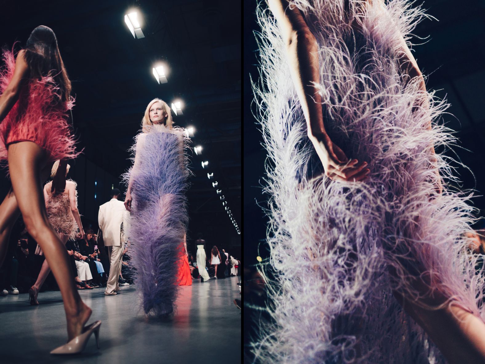 Model Alex Consani walks the Stella McCartney show.