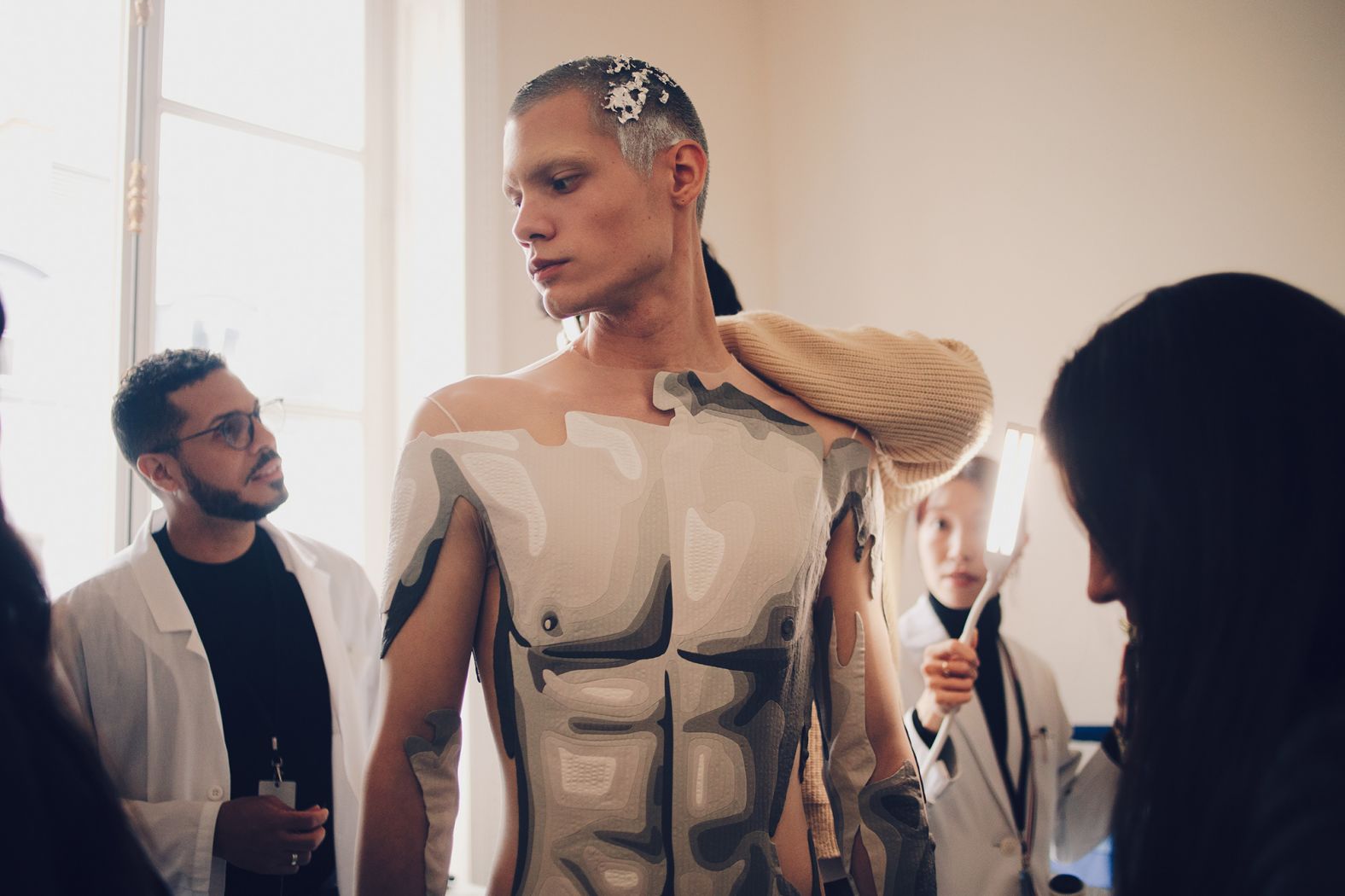 A look from Thom Browne's Spring-Summer 2026 show.