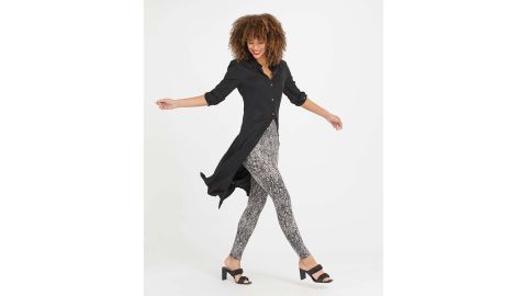 Faux Leather Snake Shine Legging