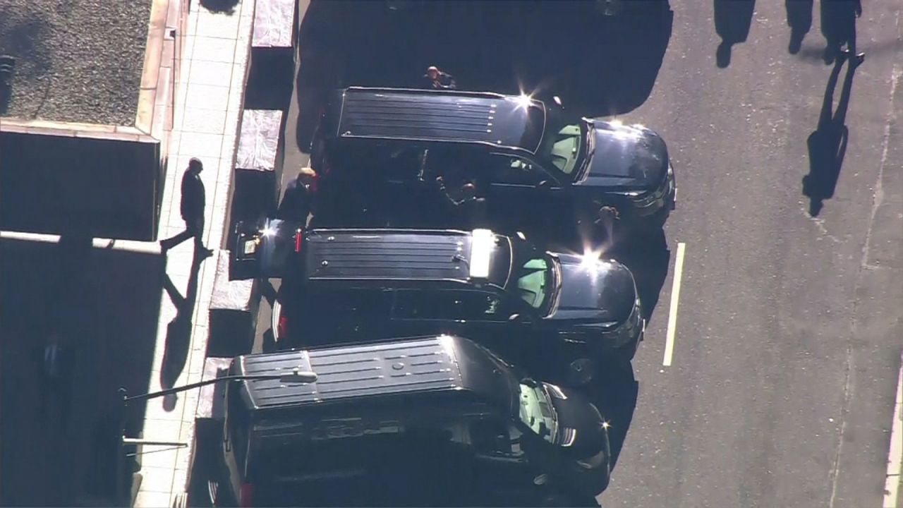 Former President Donald Trump leaves Trump Tower to head to court for another day of his civil fraud trial on Tuesday in New York.