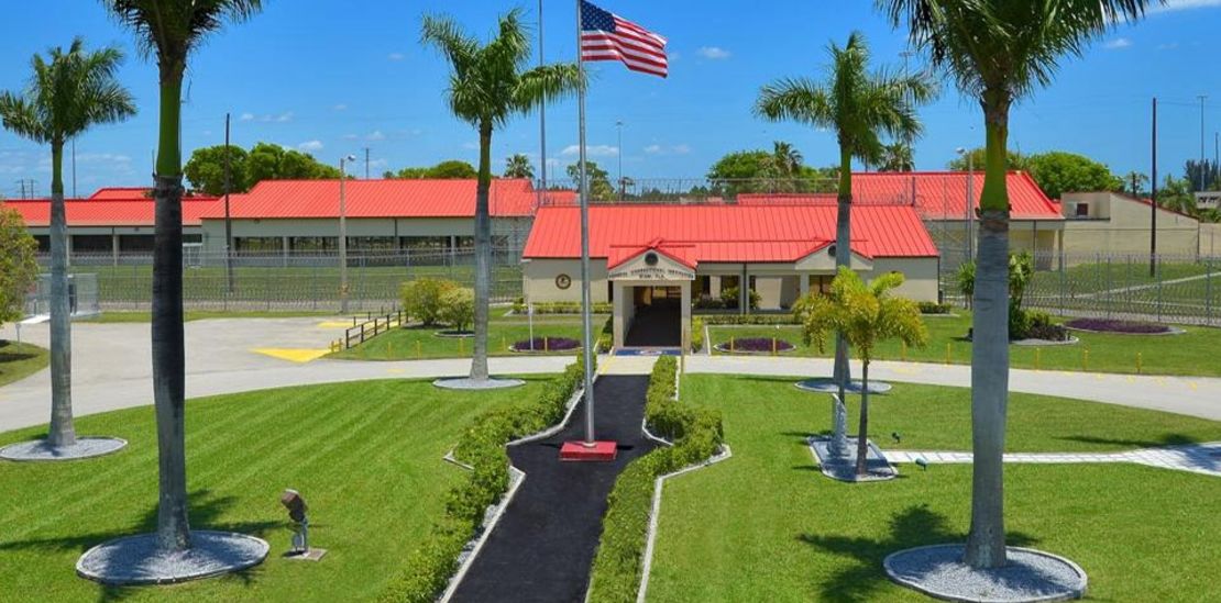 This photo from the US Federal Bureau of Prisons shows FCI Miami, a low security federal correctional institution with an adjacent minimum security satellite camp.