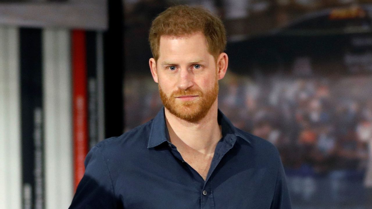 Prince Harry attends an event in Silverstone, England, on March 6.