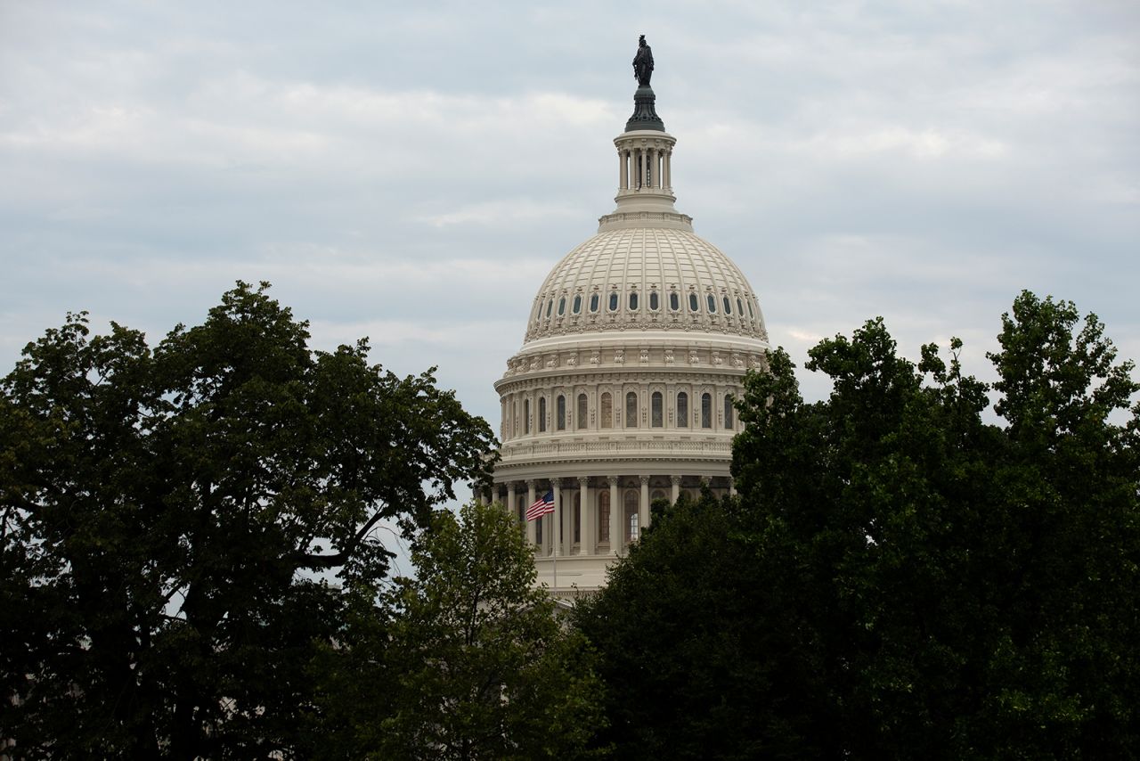 The United States Capitol is seen on August 6 in Washington.