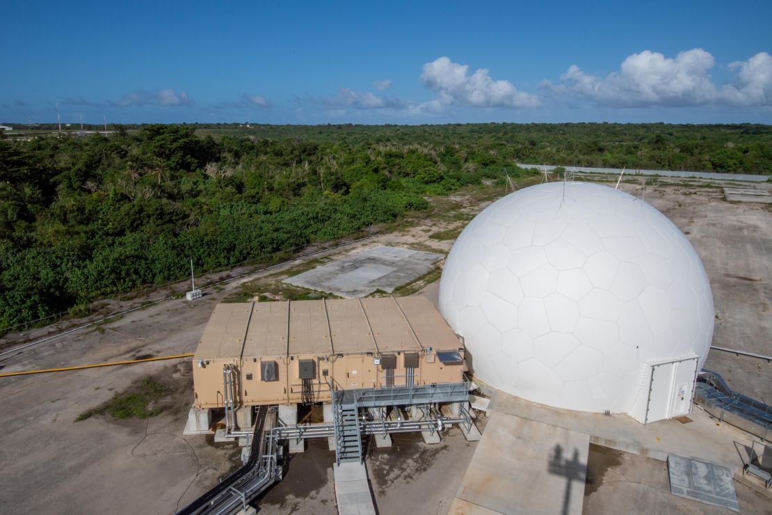 An Army Navy / Transportable Radar Surveillance and Control Series 6 (AN/TPY-6) positioned on the island of Guam was used during the December ballistic missile interception test.