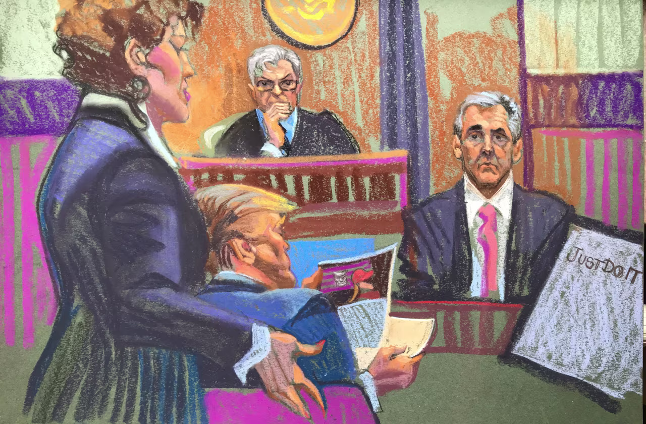 During his testimony, Cohen recounted his conversation with Trump about the Stormy Daniels story and payment that is at the center of the case. "He expressed to me, just do it," Cohen said. "Meet up with Allen Weisselberg and figure this whole thing out."